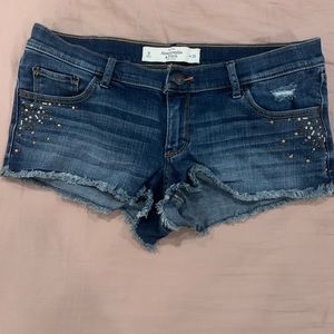 Denim shorts